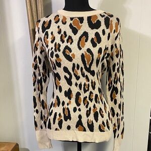 Leopard Print Women's Sweater